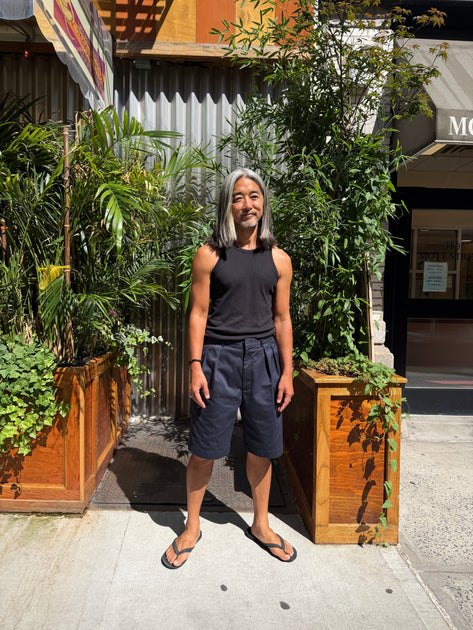 nanamica SS26 -Double Pleat Chino Shorts – nanamica NEW YORK