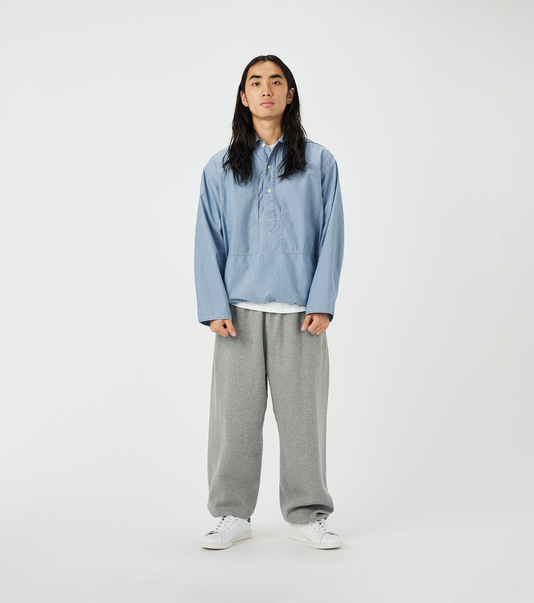 Chambray Pullover Shirt Jacket – nanamica NEW YORK