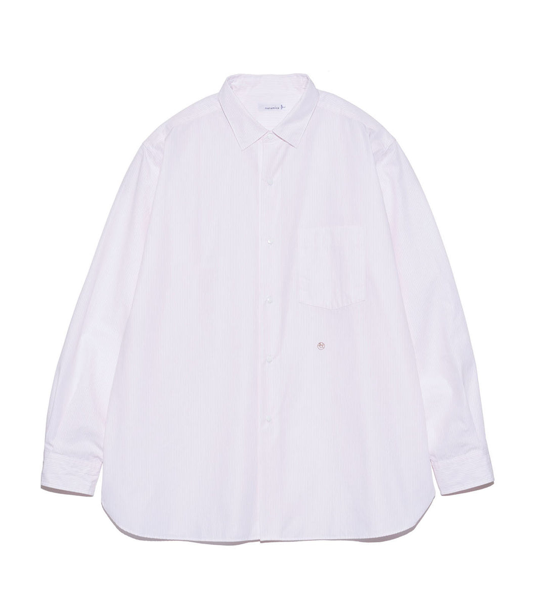 Regular Collar Stripe Wind Shirt – nanamica NEW YORK