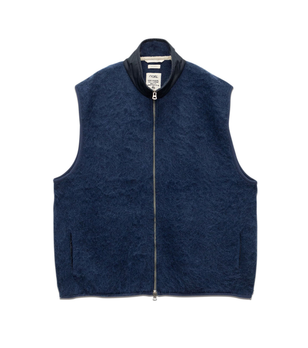 美品　nanamica Zip-Up Mohair Vest モヘアベスト Zip-Up Mohair Vest – nanamica NEW YORK