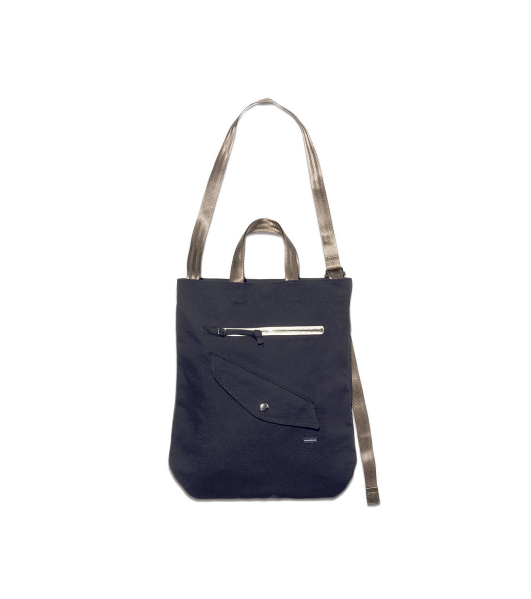 uni's room select【studioSAMI】RUFF BAG SILK_NAVY Shoulder Bag – nanamica NEW YORK