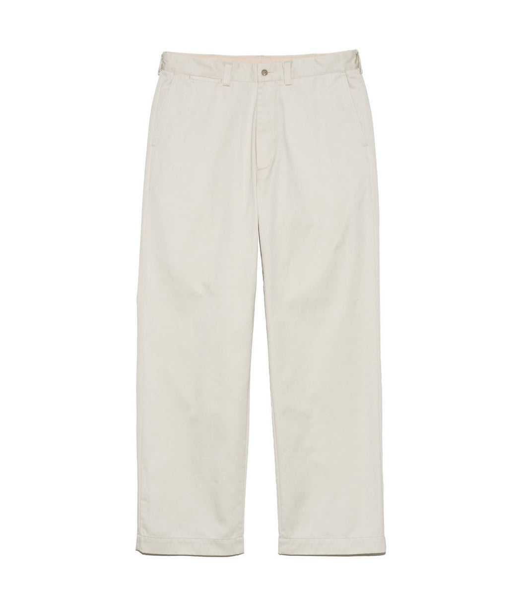 nanamica wide chino pants W32 ホワイト　白 Wide Straight Chino Pants – nanamica NEW YORK