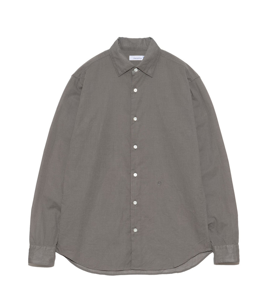 nanamica◆Classic Fit Shirt/長袖シャツ/1/ポリエステル/ネイビー/チェック/S24FG052 nanamica SHIRT Classic Fit Shirt Online Shop to Worldwide