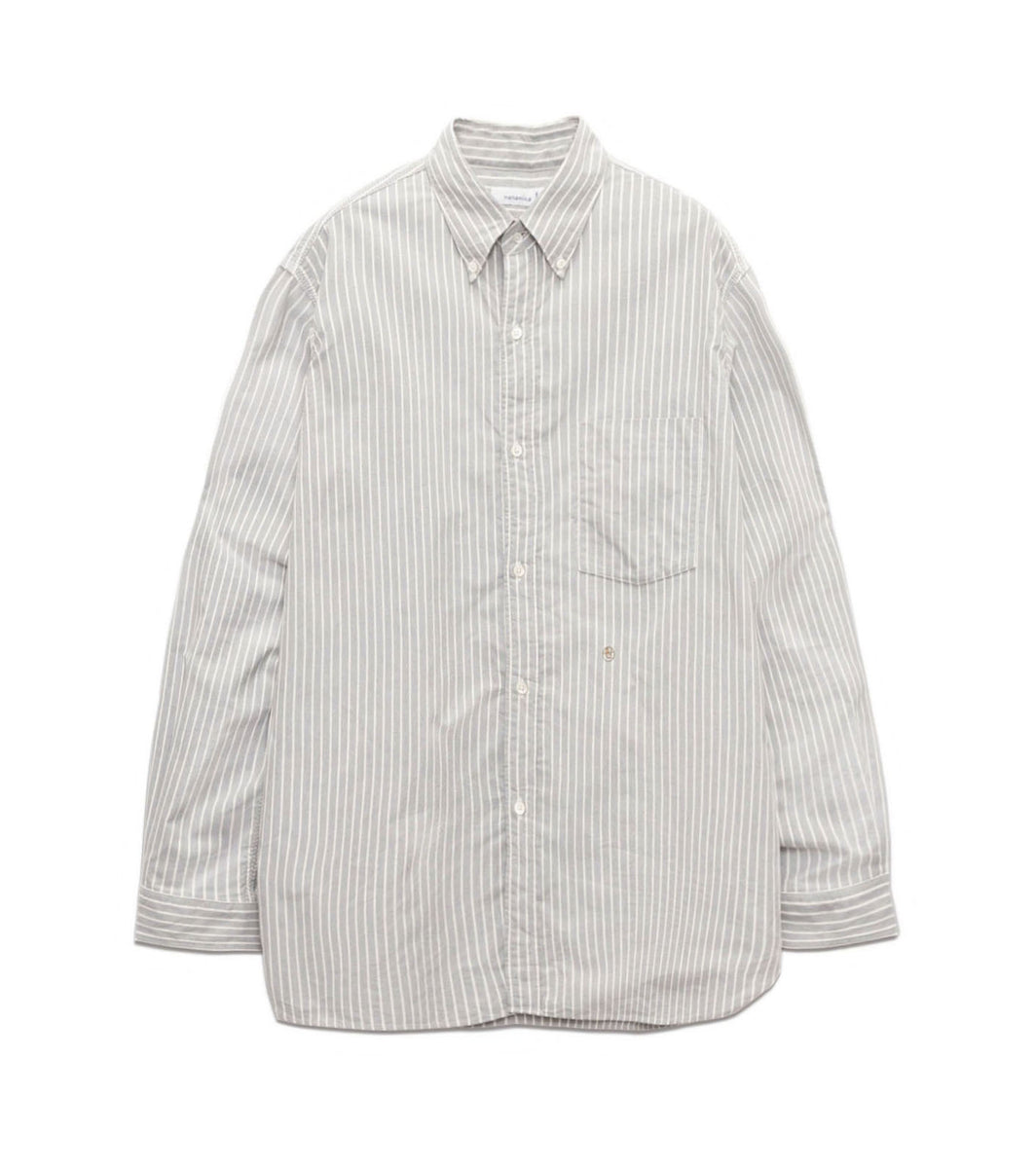 Modanicaページ Button Down Stripe Wind Shirt – nanamica NEW YORK