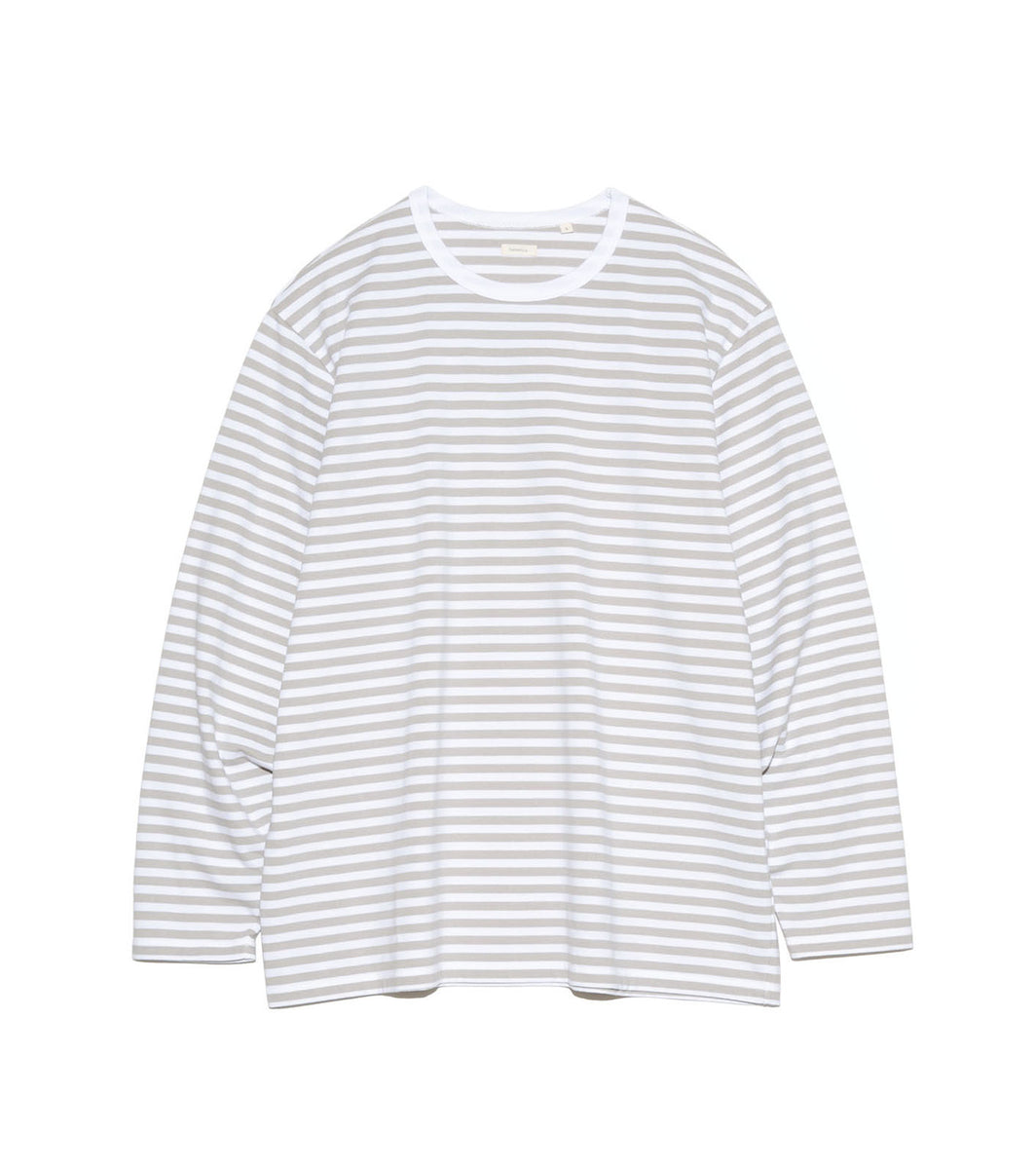 COOLMAX Stripe Jersey L/S Tee – nanamica NEW YORK COOLMAX Stripe Jersey L/S Tee – nanamica NEW YORK