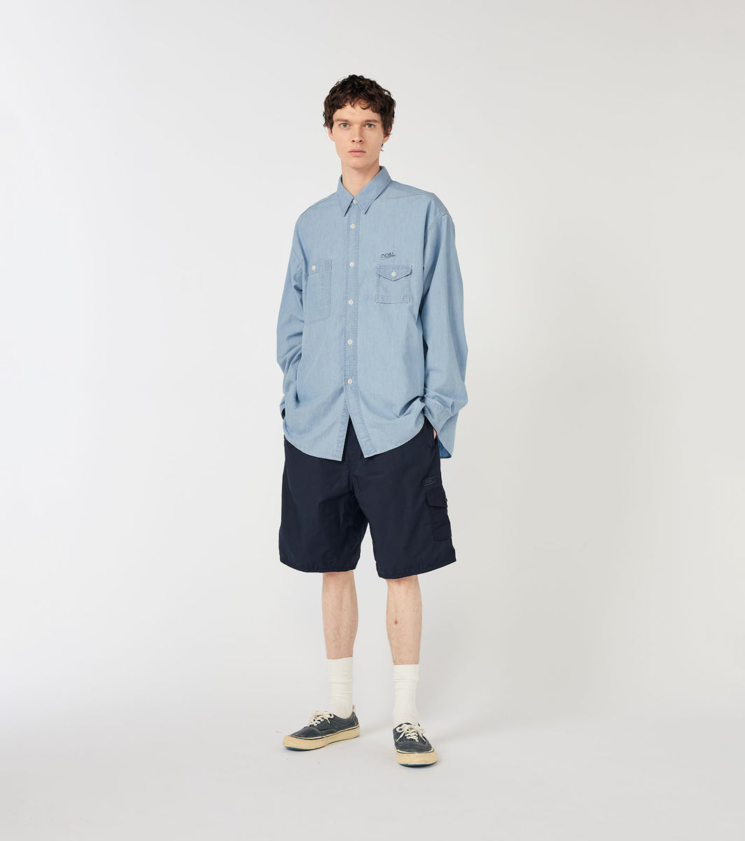 トップス nanamica Regular Collar Chambray Shirt Regular Collar Chambray Shirt – nanamica NEW YORK