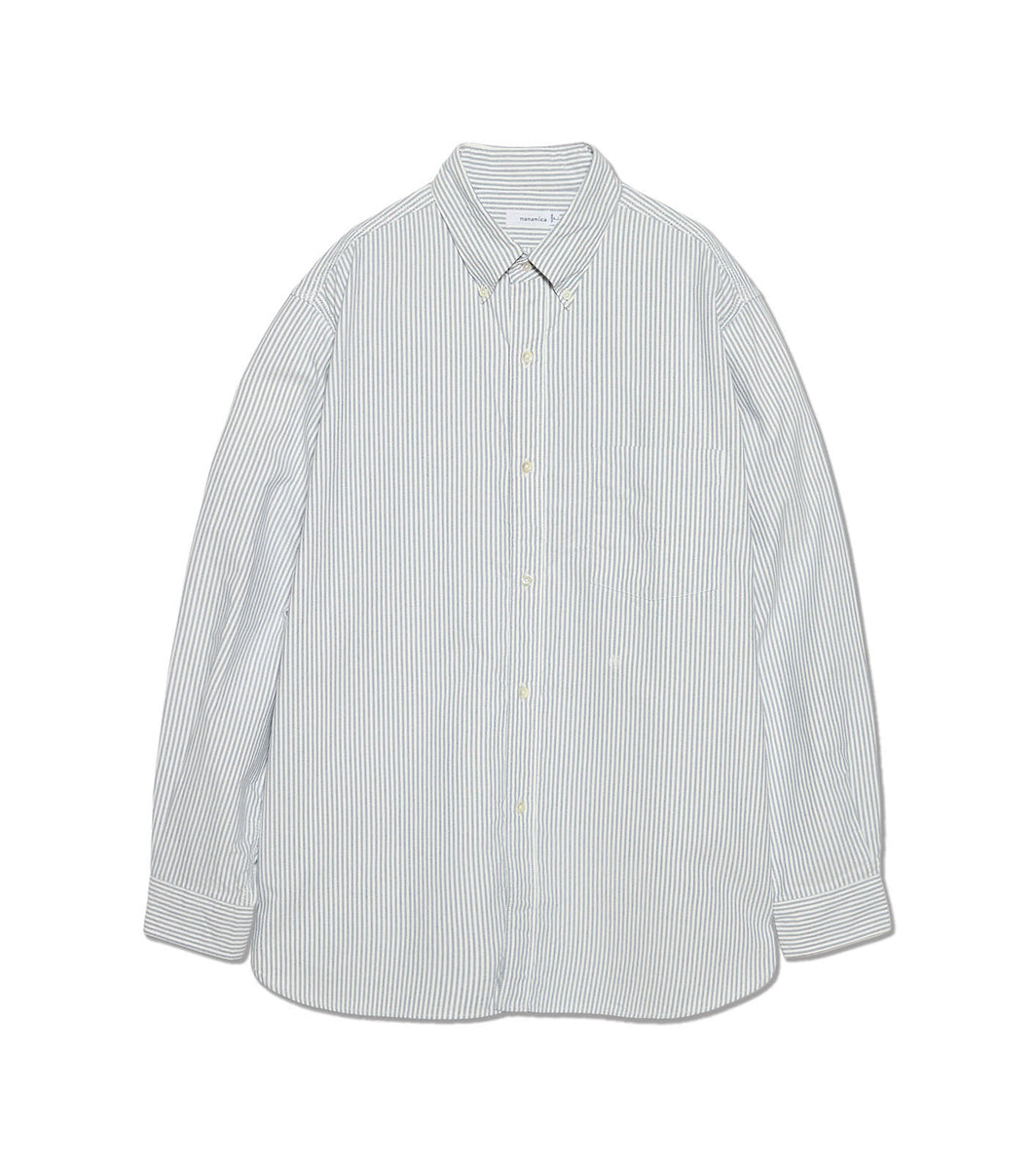 Button Down Stripe Wind Shirt – nanamica NEW YORK