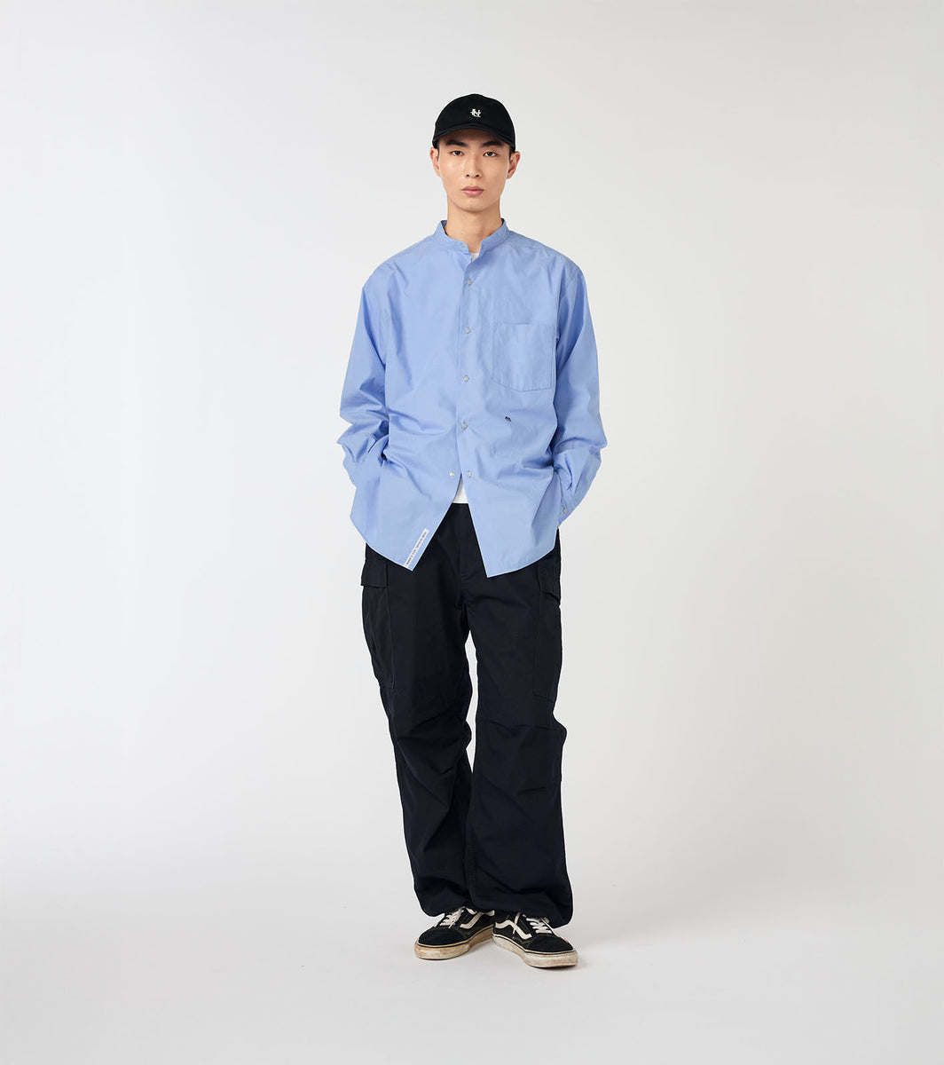 nanamica｜19SS Band Collar Wind Shirt（L） Band Collar Wind Shirt – nanamica NEW YORK