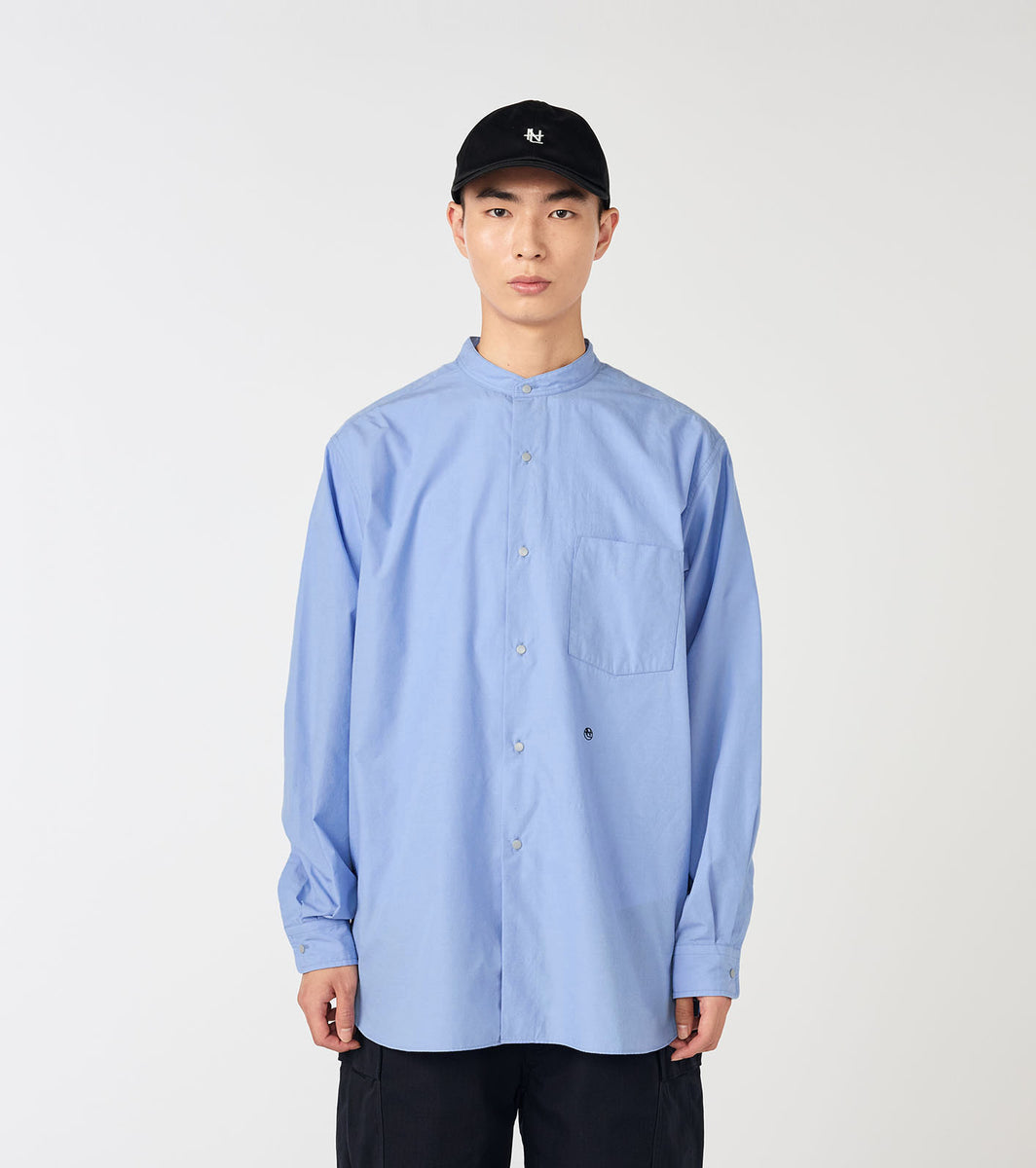 nanamica｜19SS Band Collar Wind Shirt（L） Band Collar Wind Shirt – nanamica NEW YORK
