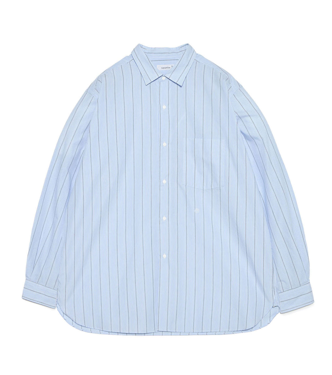 Regular Collar Stripe Wind Shirt – nanamica NEW YORK