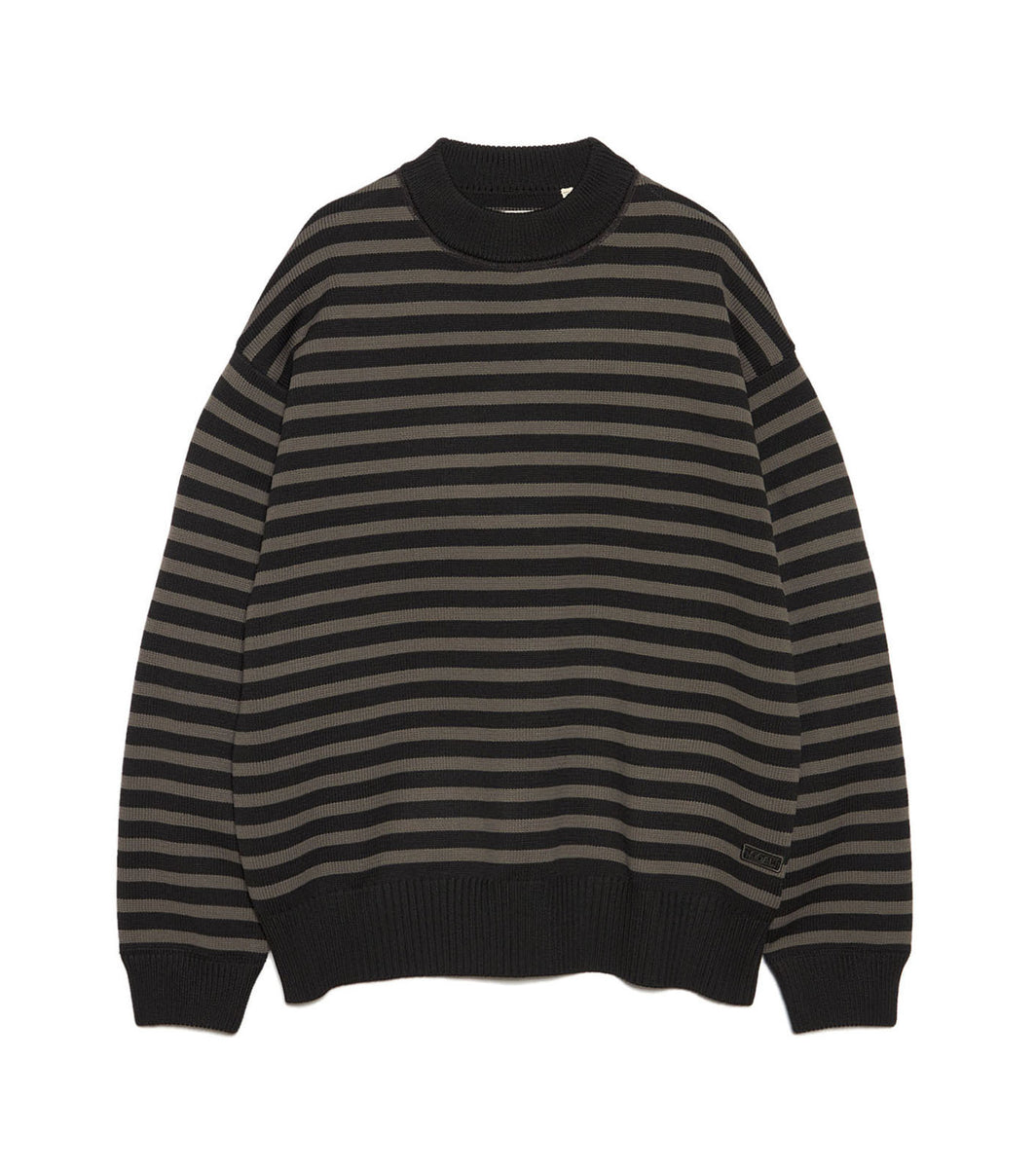 Mock Neck Stripe Sweater – nanamica NEW YORK