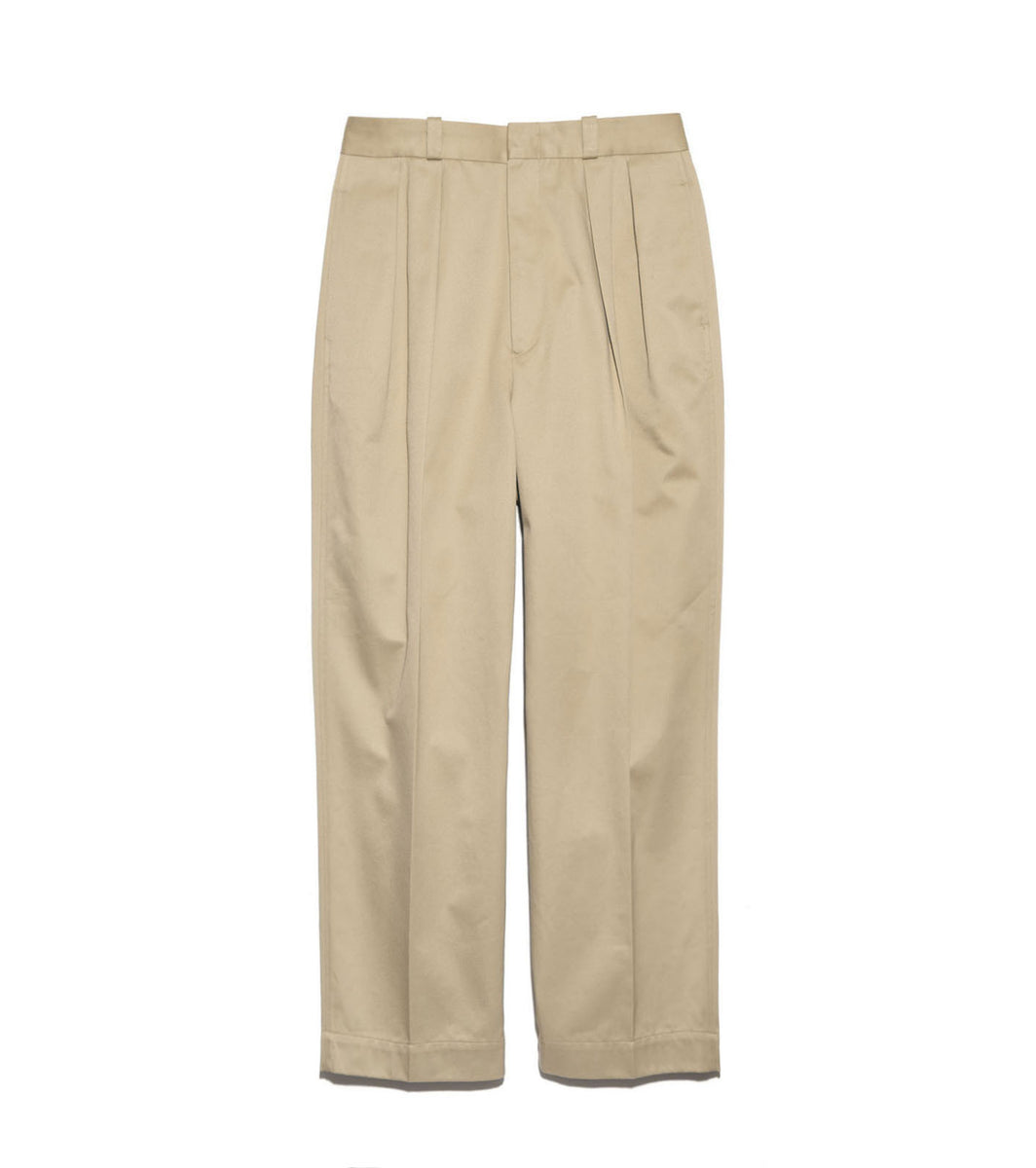 Double Pleat Chino Pants – nanamica NEW YORK