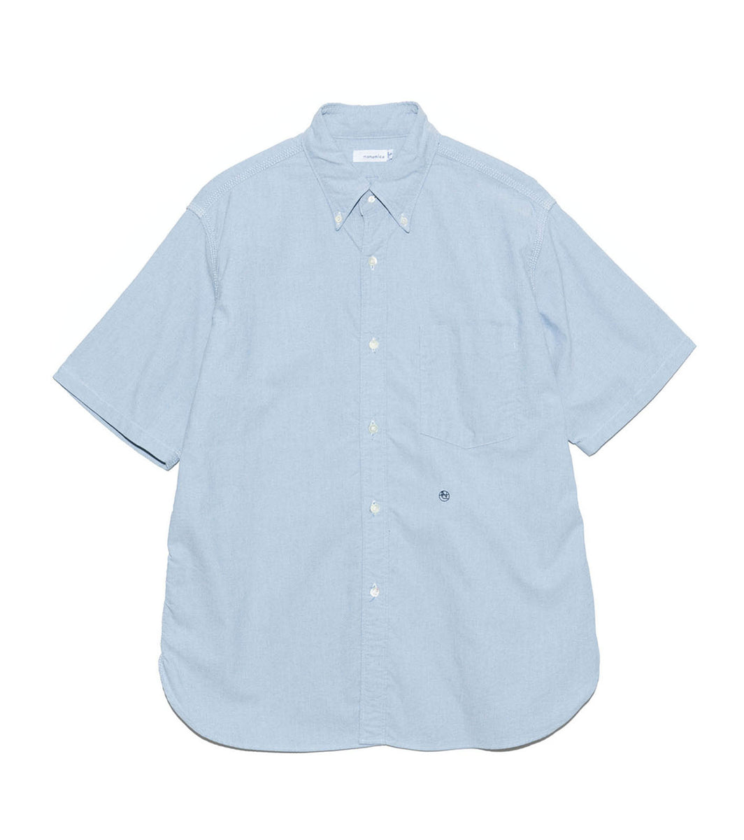 トップス nanamica Button Down Wind S/S Shirt M Button Down Wind S/S Shirt – nanamica NEW YORK
