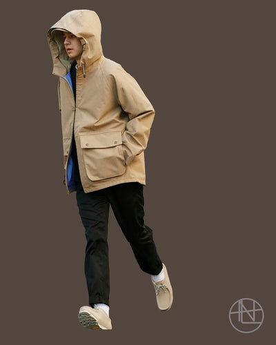 nanamica boy in Daikanyama Vol. 21 "Clothing made of GORE-TEX is dependable even on rainy days."