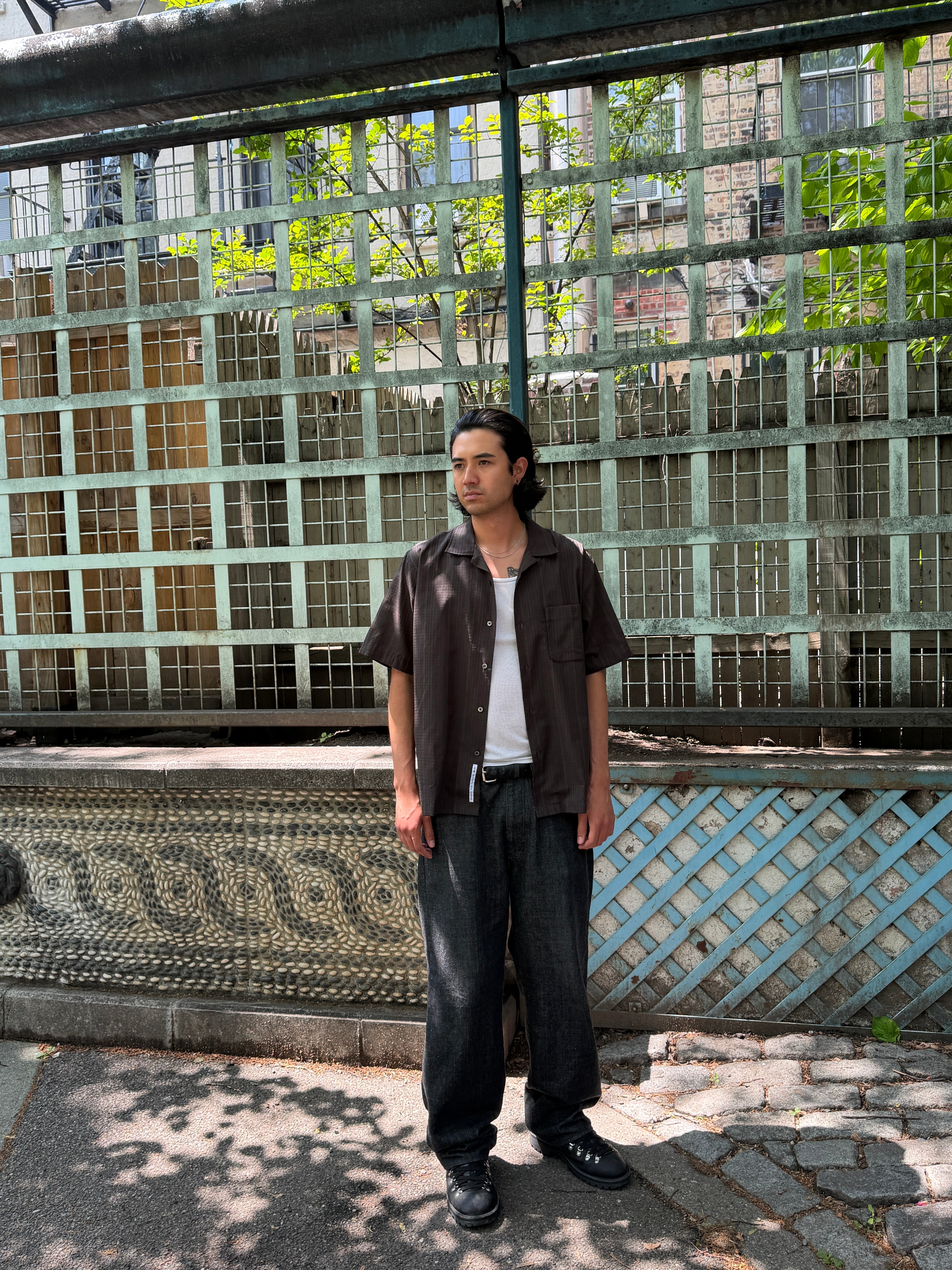 nanamica SS26 - Open Collar Panama S/S Shirt – nanamica NEW YORK