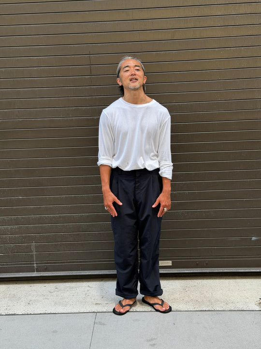 nanamica SS22 - H/S Stripe Polo Sweater – nanamica NEW YORK