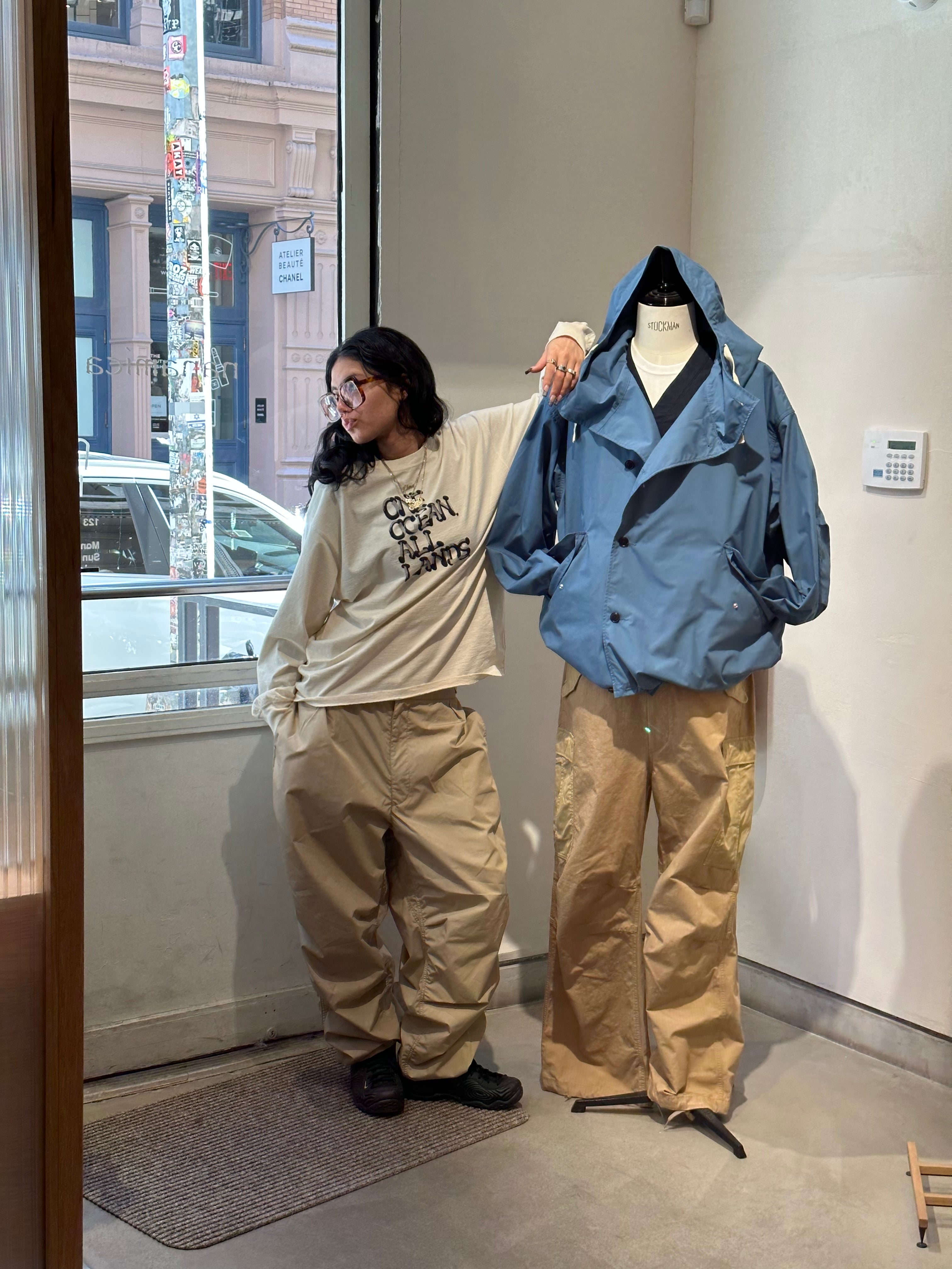 トップス CLASS KARAMI WOOL SHIRT pool by class nanamica SS24 - OOAL L/S Graphic Tee – nanamica NEW YORK