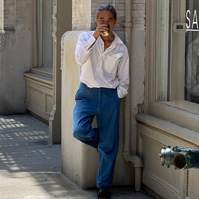 nanamica FW22 - Wide Denim Pants