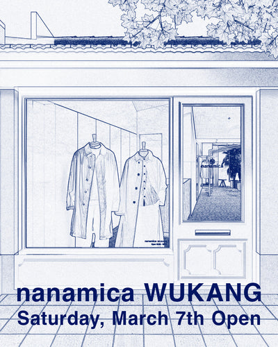 Nanamica, brand website product image