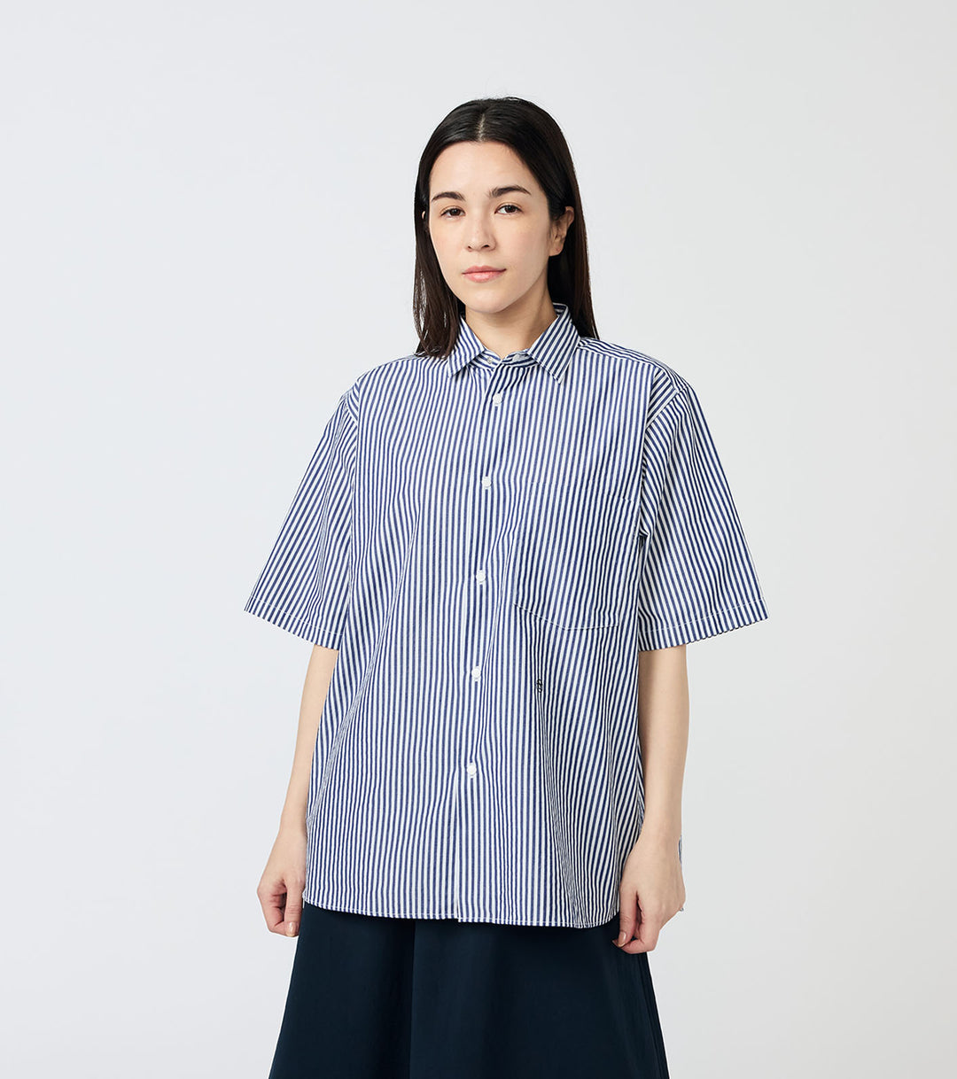 【mee】nanamica Regular Collar Wind Regular Collar Wind S/S Shirt – nanamica NEW YORK