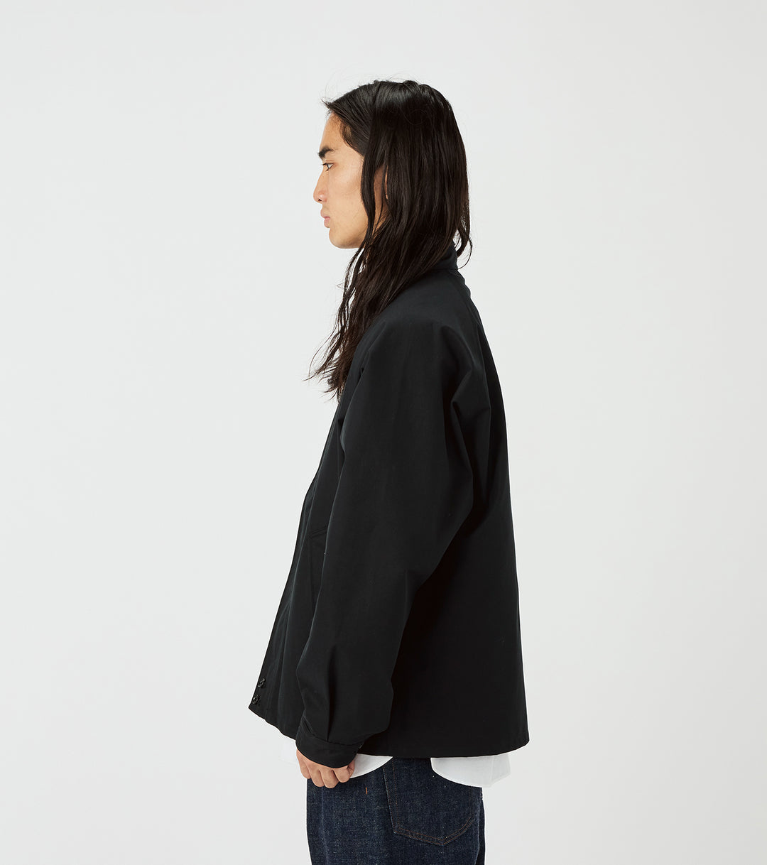 nanamica GORE-TEX Crew Jacket Black 黒 nanamica GORE-TEX Crew Jacket Black 24SP-I（ナナミカ ゴアテックス