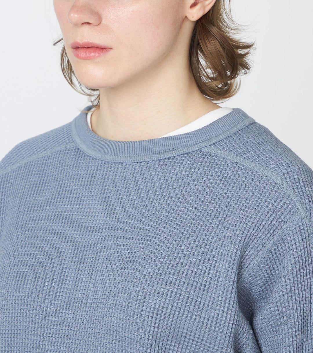 Crew Neck Thermal Sweat – nanamica NEW YORK Crew Neck Thermal Sweat – nanamica NEW YORK