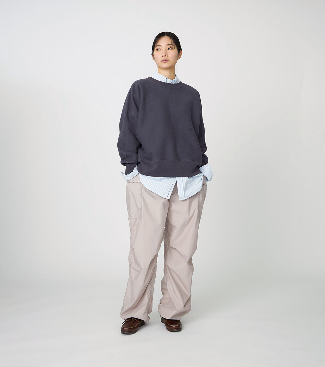 nanamica alphadry crew neck Taupe S ナナミカ nanamica(ナナミカ) ALPHADRY Crew Neck Sweat SUHF360 (SUHF360
