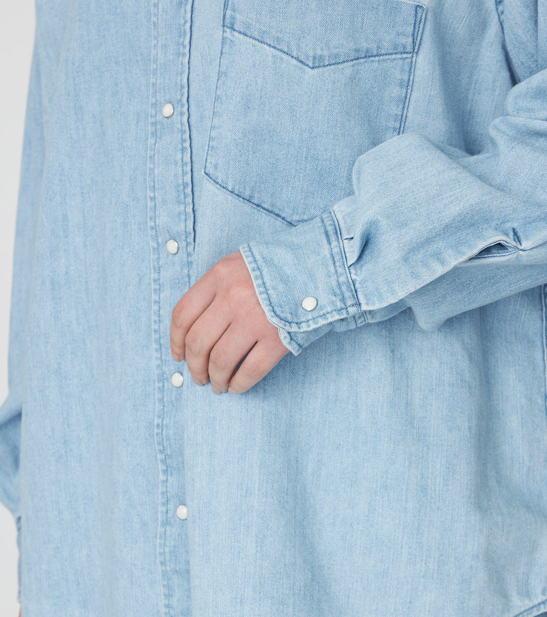 Regular Collar Light Denim Shirt – nanamica NEW YORK