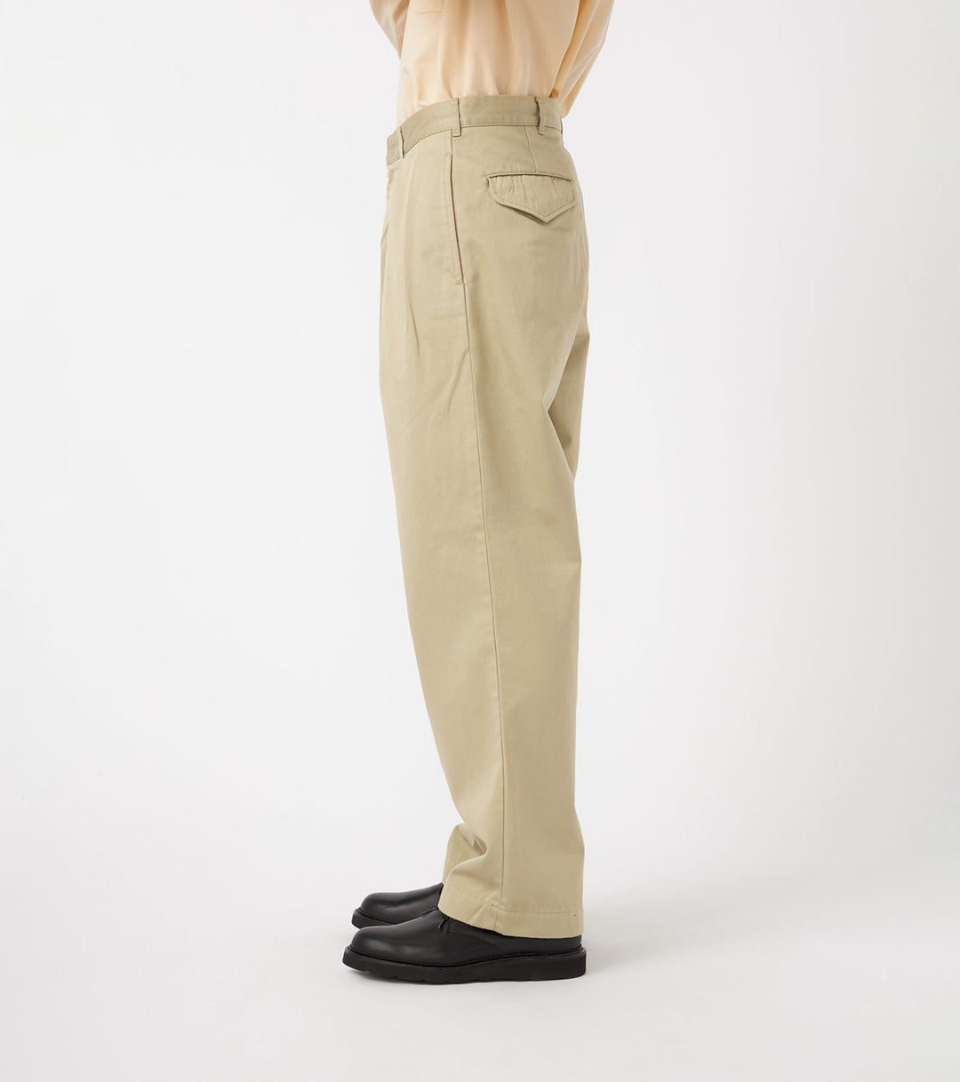 パンツ 25SS DOUBLE PLEATED CHINO TROUSERS M AMERICAN CHINO DOUBLE PLEATED CLASSIC FIT PANT KHAKI – IZOD