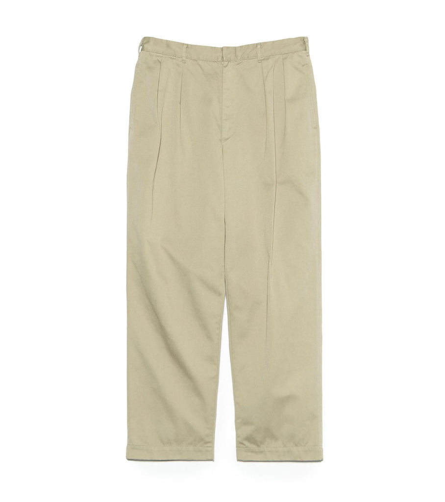 Double Pleated Chino Pants – nanamica NEW YORK