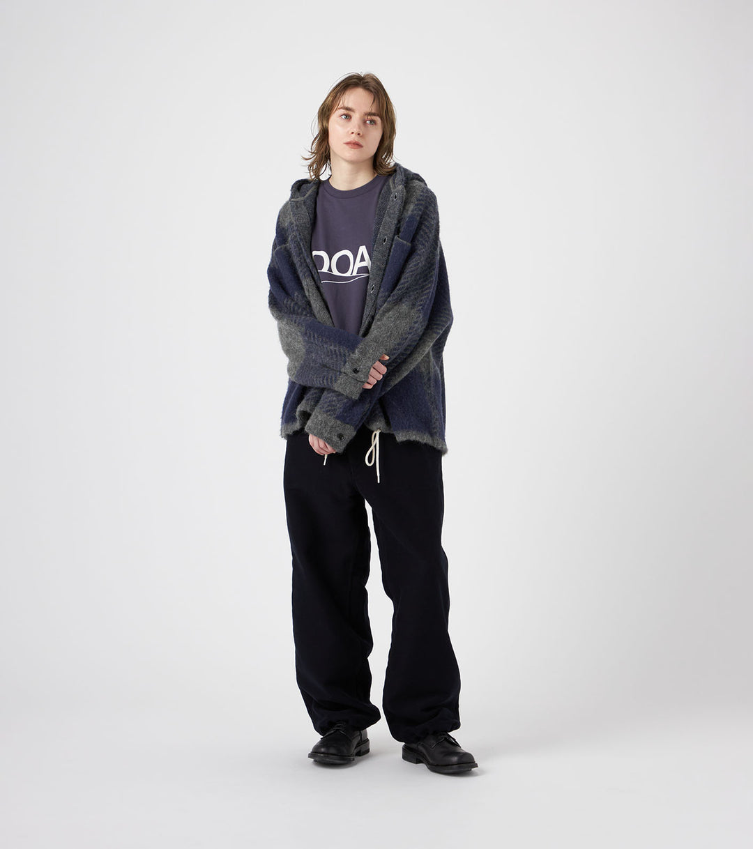 Mohair Hooded Shirt Jacket – nanamica NEW YORK