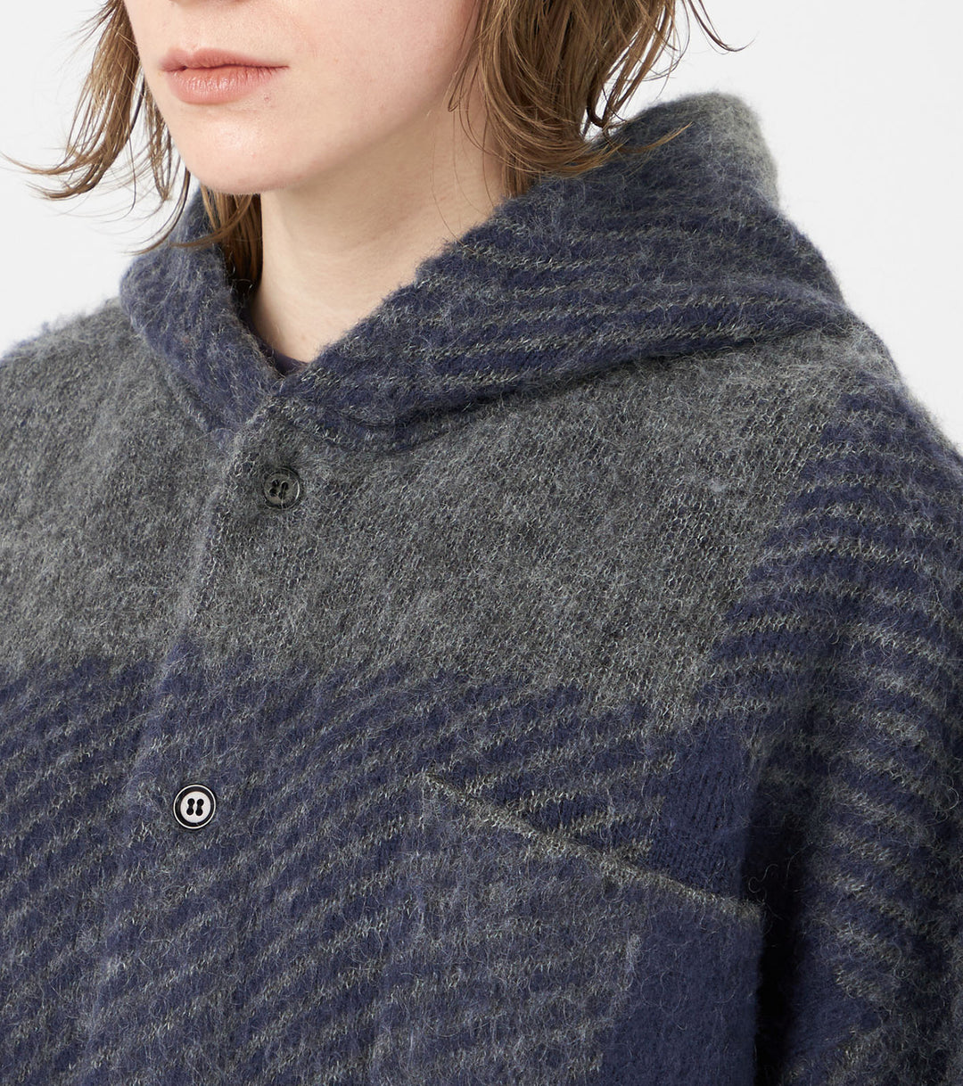 Mohair Hooded Shirt Jacket – nanamica NEW YORK
