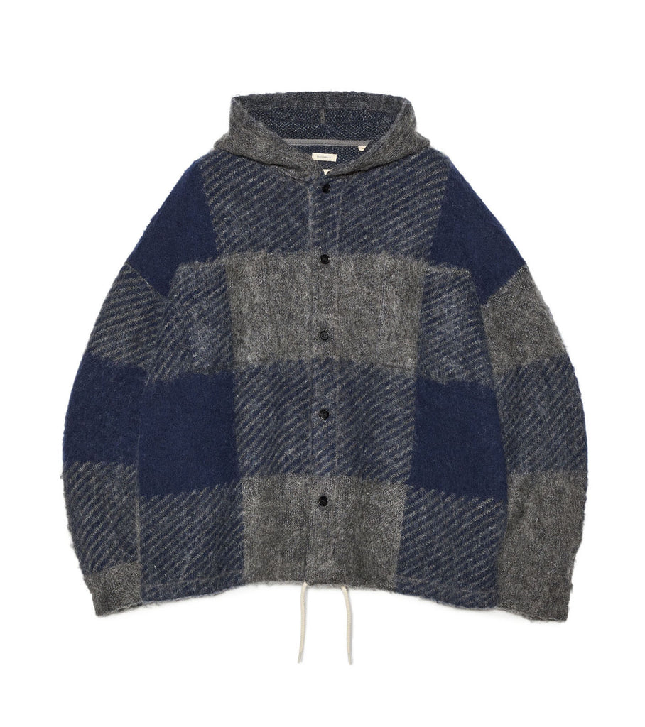 ジャケット・アウター 24AW MOHAIR SHAGGY HOODED SHIRT JACKET Mohair Hooded Shirt Jacket – nanamica NEW YORK