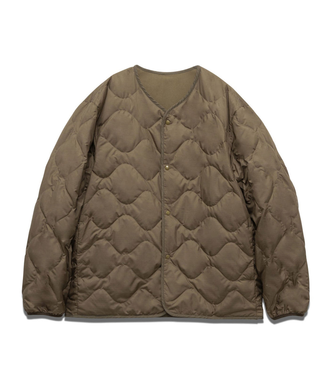 ジャケット・アウター nanamica Reversible Down Cardigan Nanamica Reversible Down Cardigan in Black | Wallace