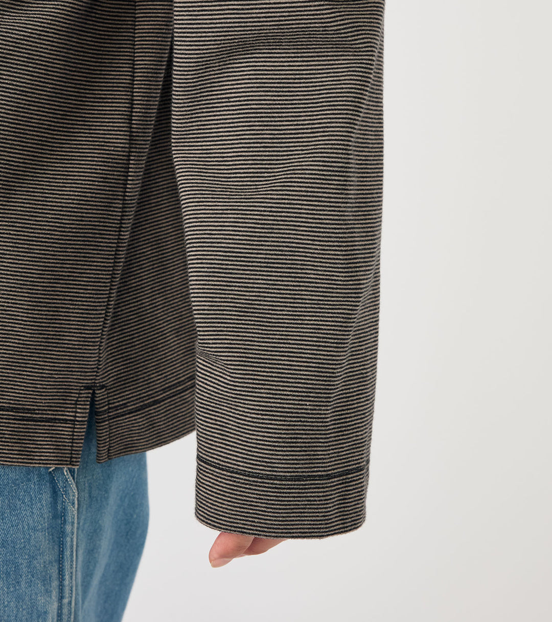 Micro Stripe Pocket L/S Tee – nanamica NEW YORK