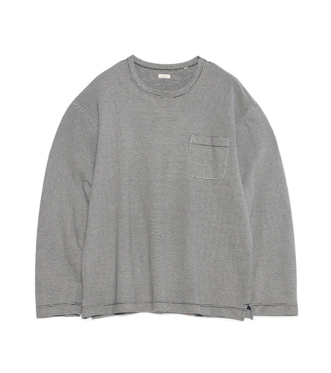 Micro Stripe Pocket L/S Tee – nanamica NEW YORK