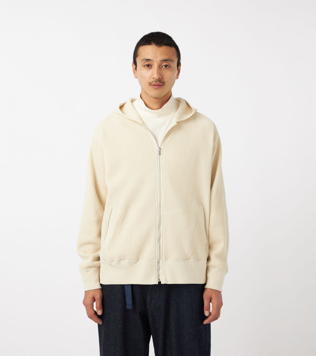 NANAMI♬*゜ Zip-Up Thermal Hoodie – nanamica NEW YORK