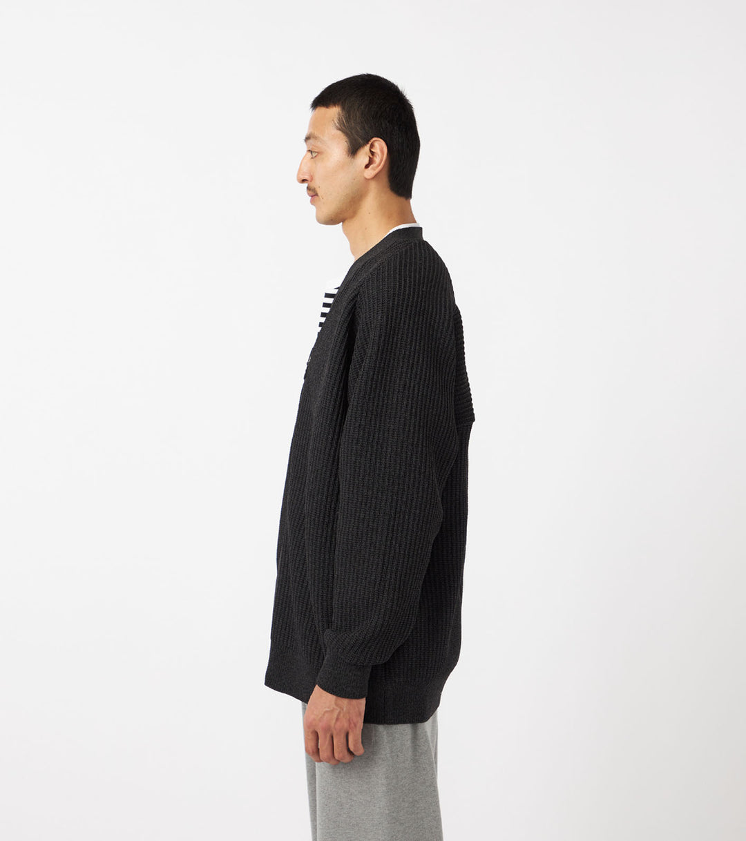 （nanamica） 5G Zip Cardigan Nanamica 5G Zip Cardigan | Ivory | Canoe Club