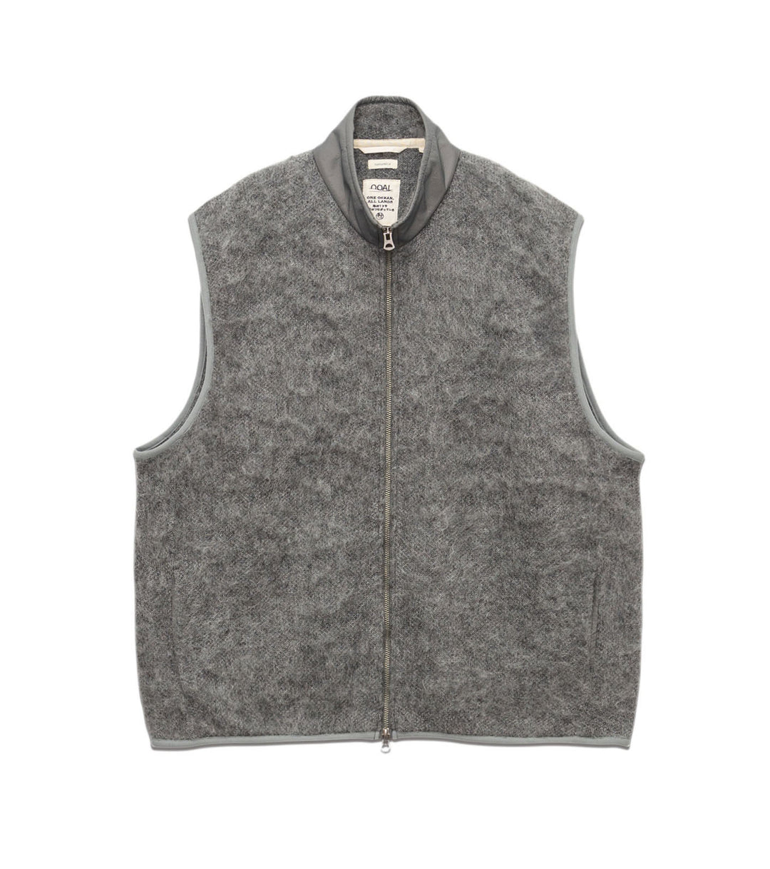 Zip-Up Mohair Vest – nanamica NEW YORK