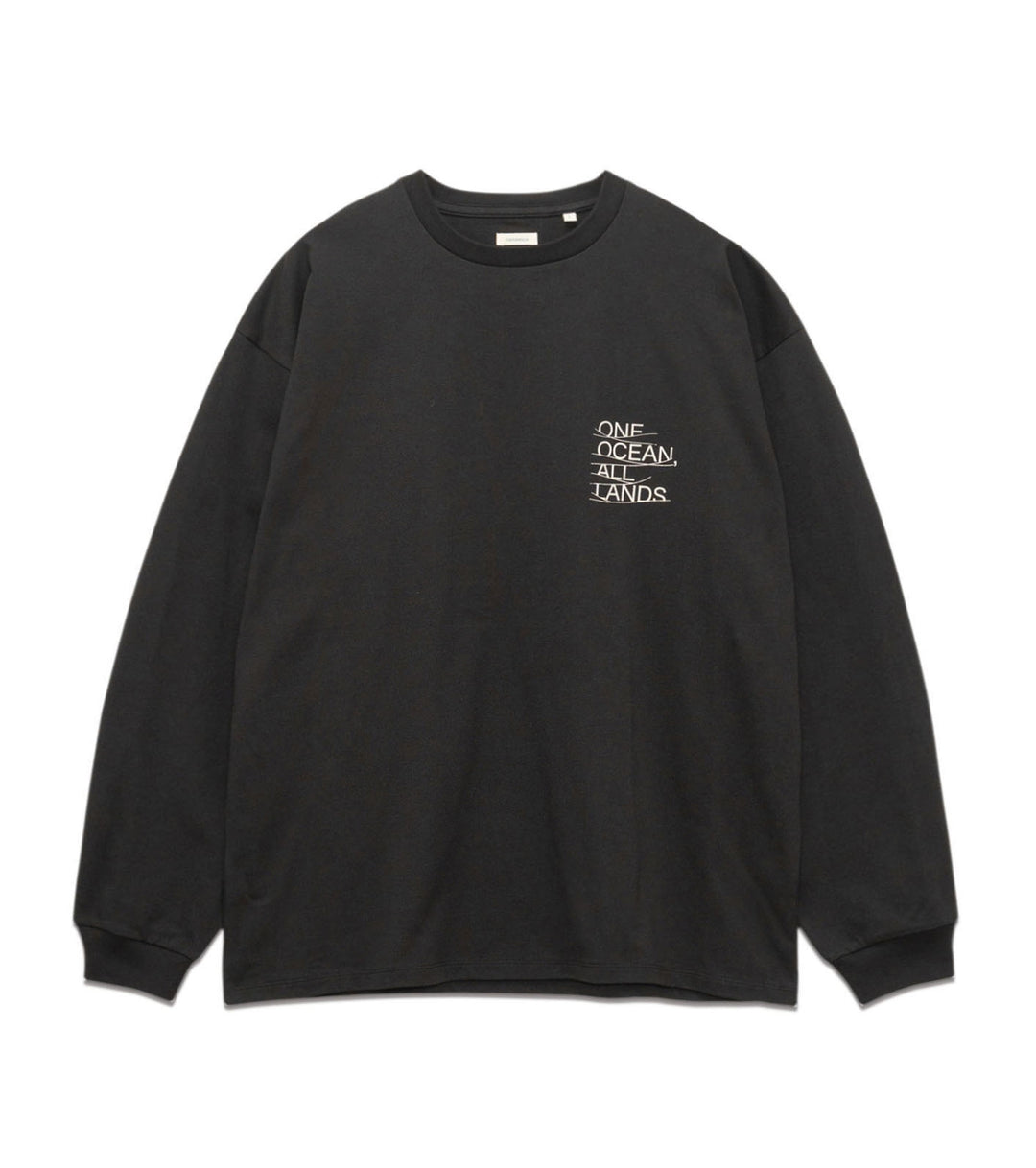 新品 nanamica OOAL L/S Photo Print Tee EC nanamica OOAL L/S Photo Print Tee Mocha （ナナミカ OOAL