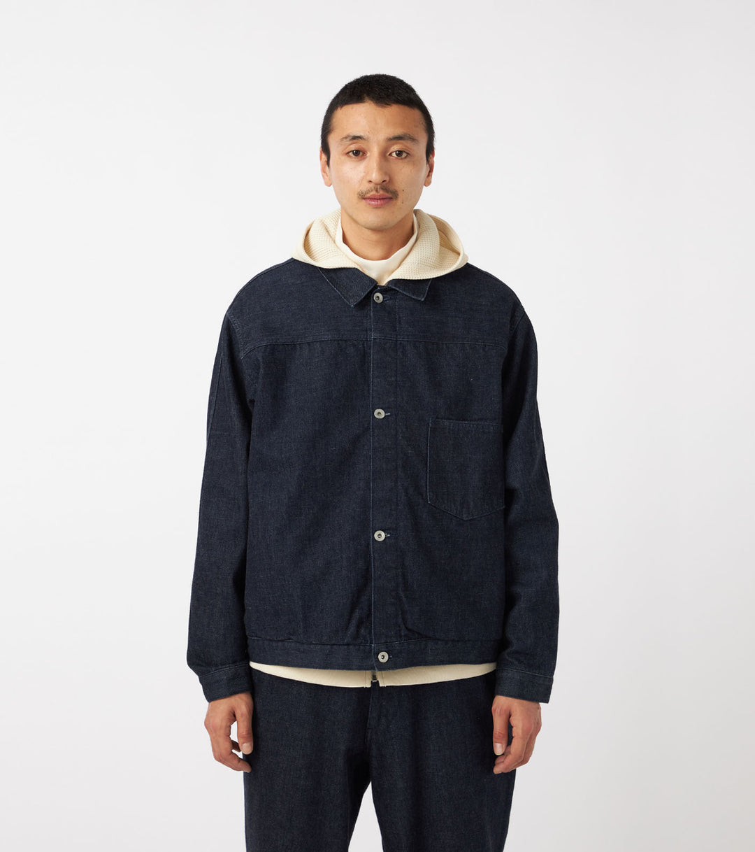 ジャケット・アウター nanamica Denim Short Field Coat SUBS124 Short Denim Jacket – nanamica NEW YORK