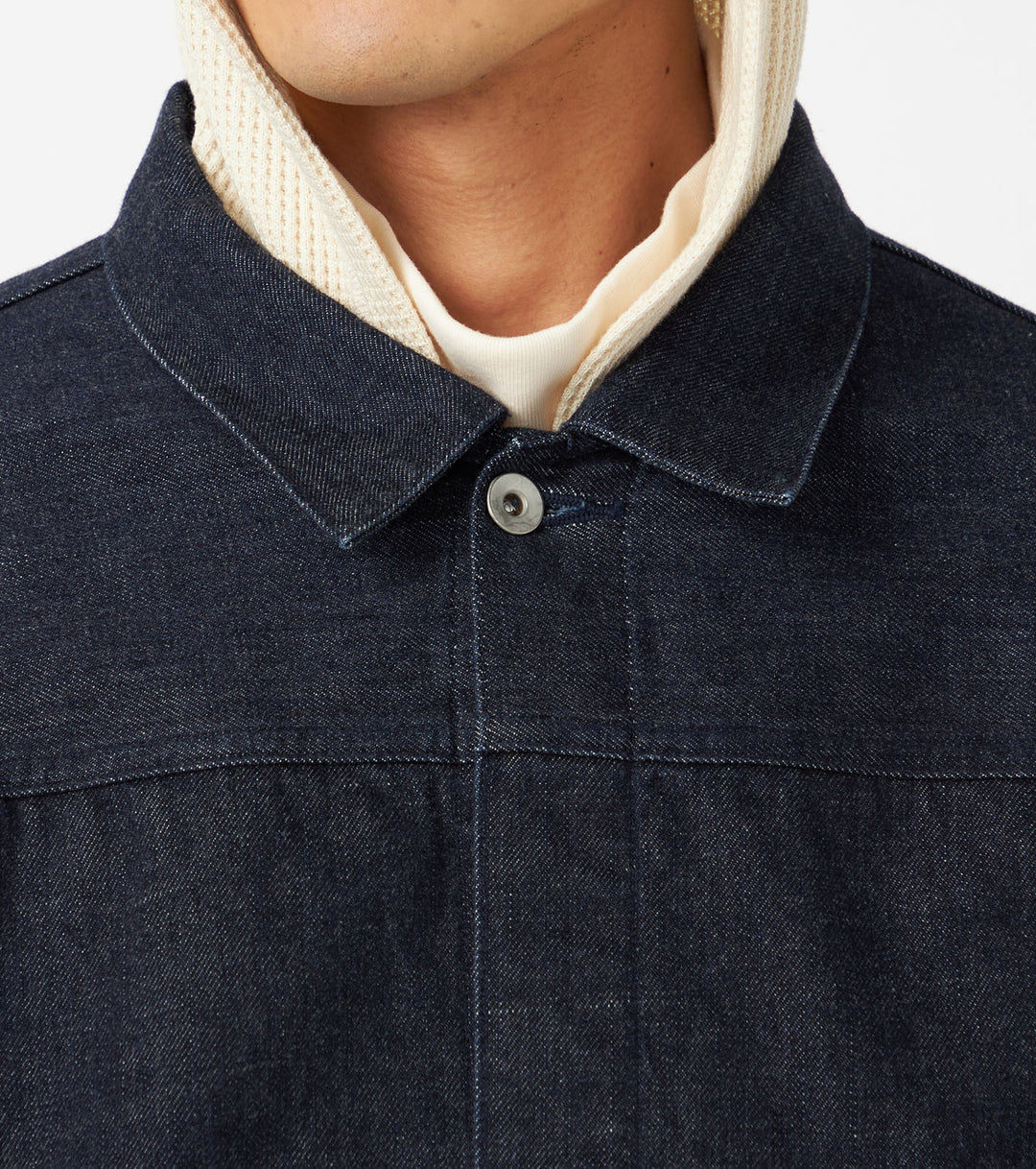 ジャケット・アウター nanamica Denim Short Field Coat SUBS124 Short Denim Jacket – nanamica NEW YORK