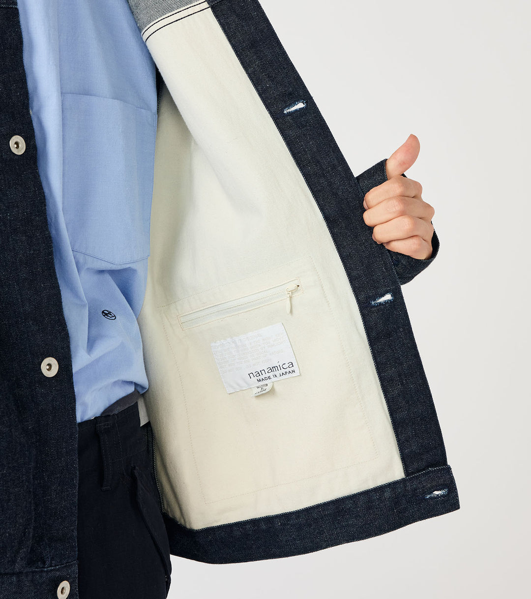 Short Denim Jacket – nanamica NEW YORK