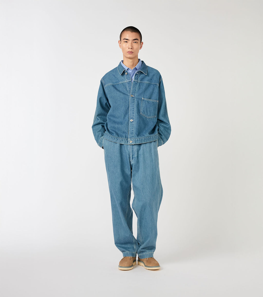 Short Denim Jacket – nanamica NEW YORK