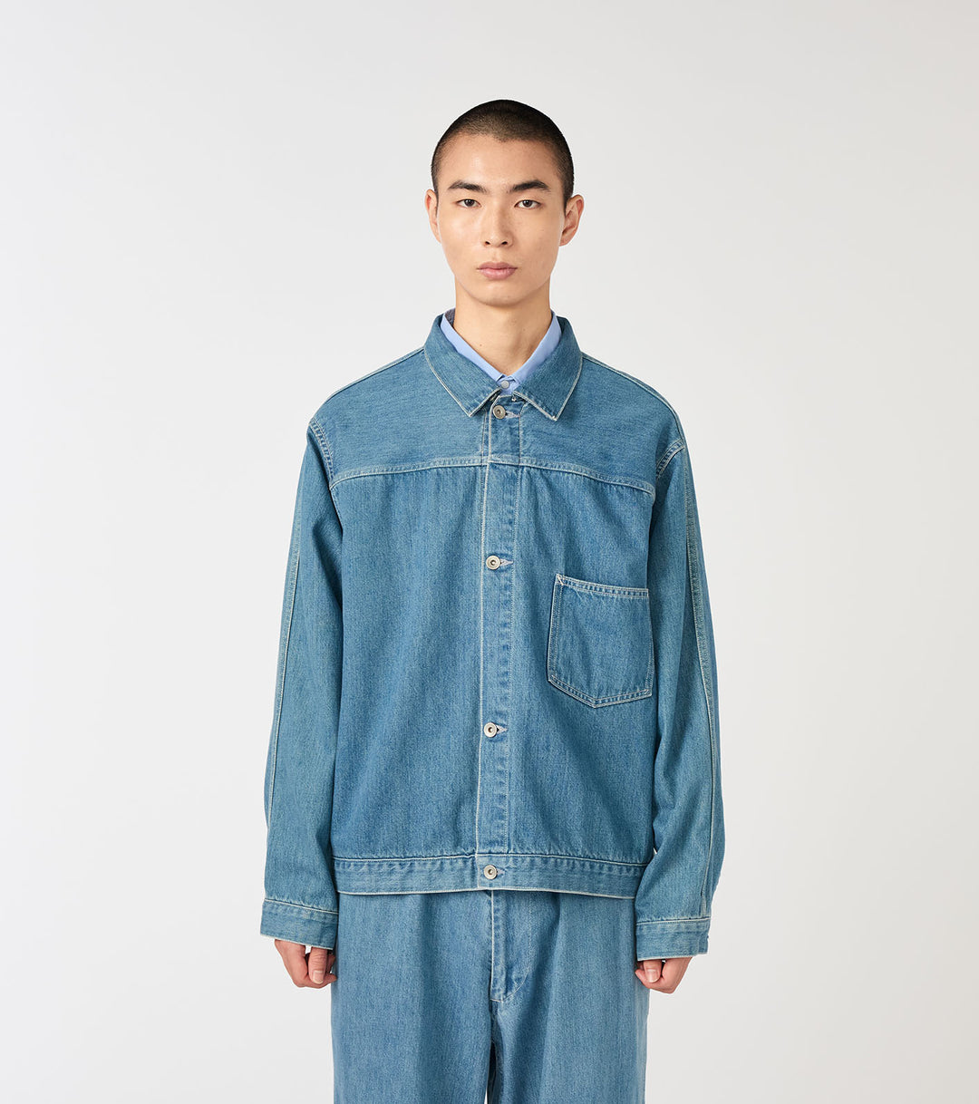 Short Denim Jacket – nanamica NEW YORK