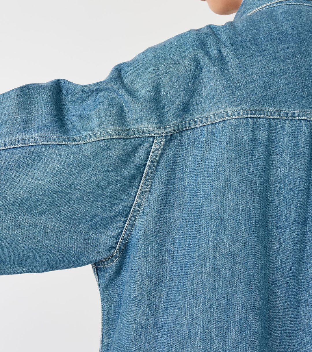 【nanamica】Short Denim Jacket Natural Nanamica Short Denim Jacket - Natural | Garmentory