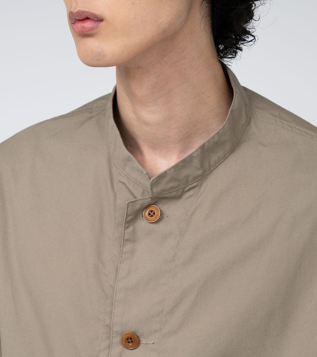 Band Collar Shirt Jacket – nanamica NEW YORK Band Collar Shirt Jacket – nanamica NEW YORK