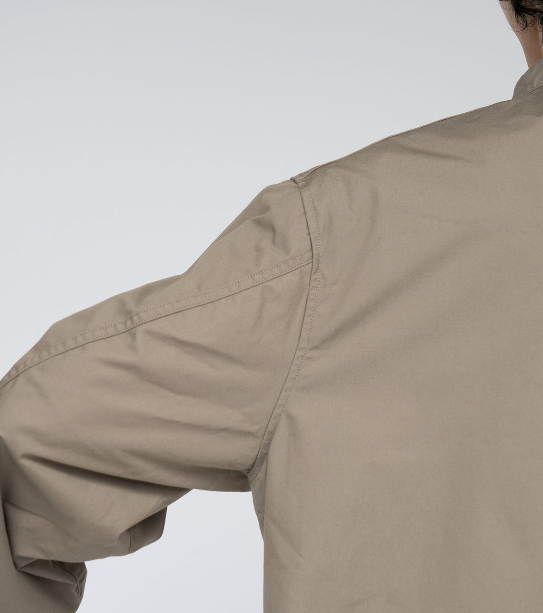 Band Collar Shirt Jacket – nanamica NEW YORK