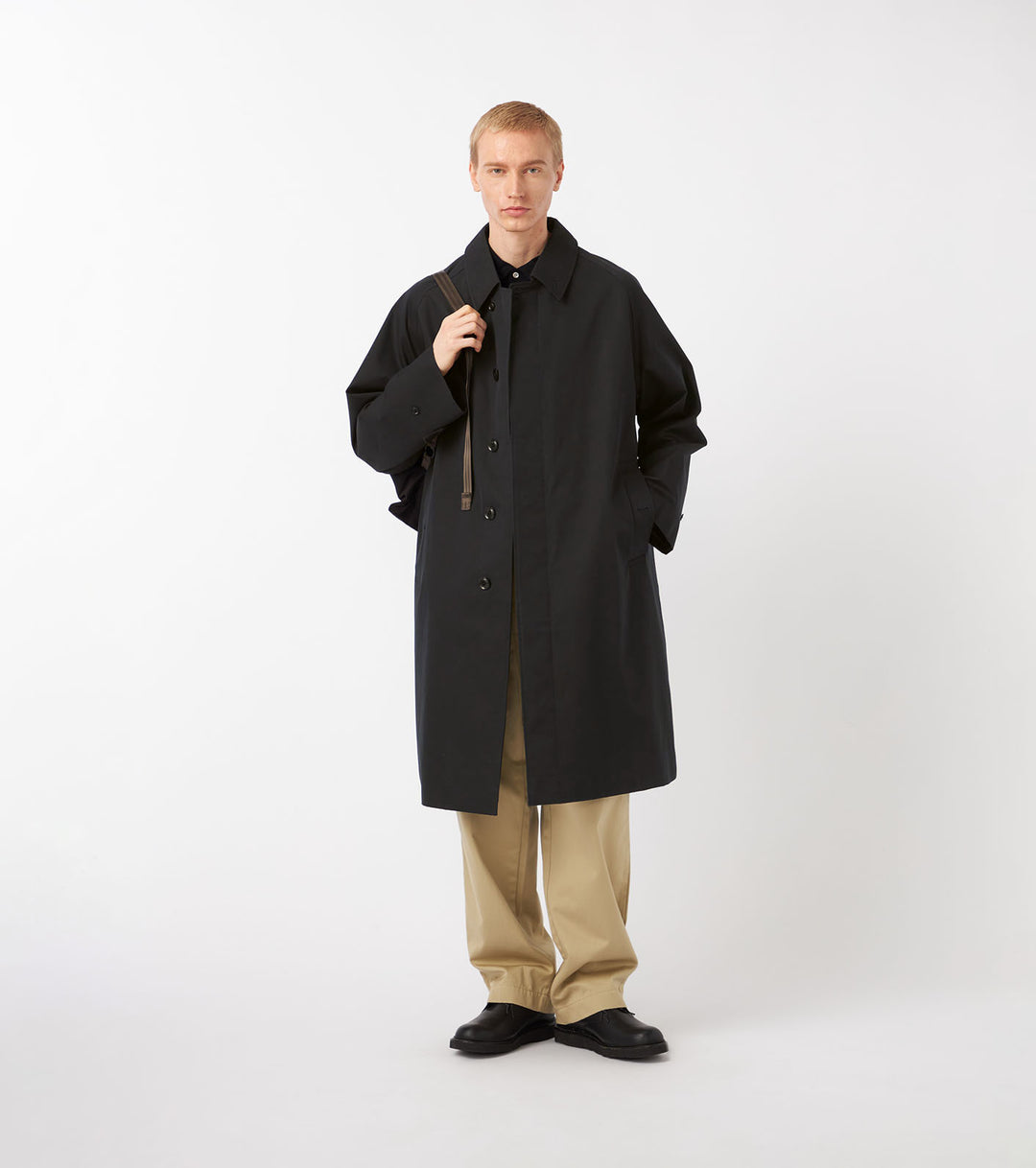 【25SS】2L Cotton GORE-TEX Balmacaan Coat 2L Cotton GORE-TEX Balmacaan Coat – nanamica NEW YORK