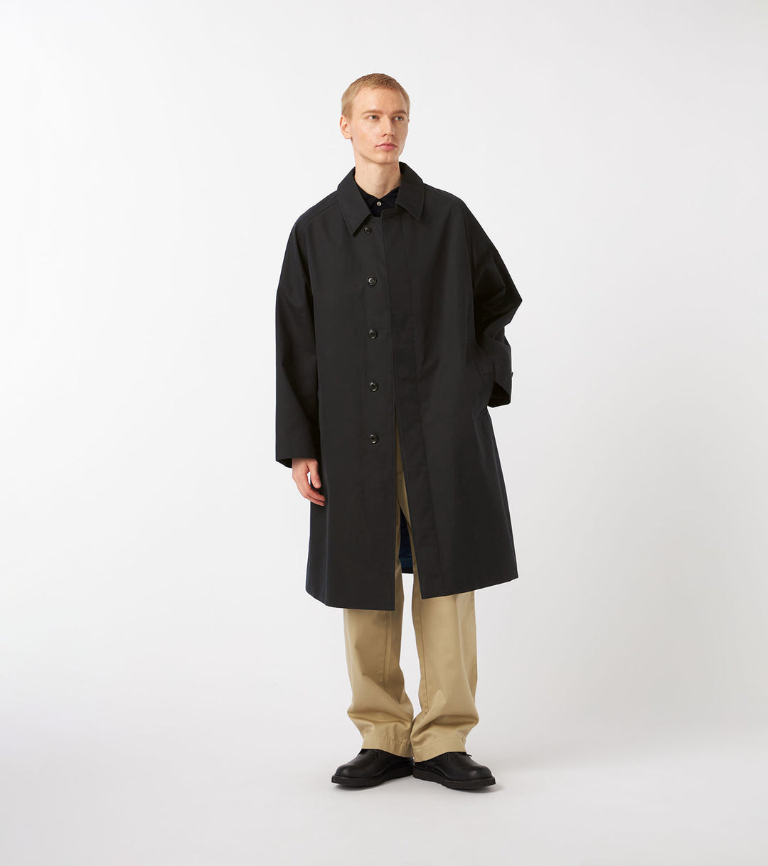 【25SS】2L Cotton GORE-TEX Balmacaan Coat 2L Cotton GORE-TEX Balmacaan Coat – nanamica NEW YORK